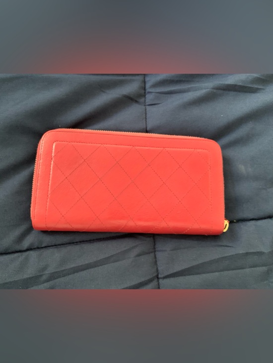 Chanel Pink Quilted Leather Zip Wallet - Picture 3 of 12